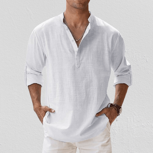 Men's Regular Fit Henley Shirt