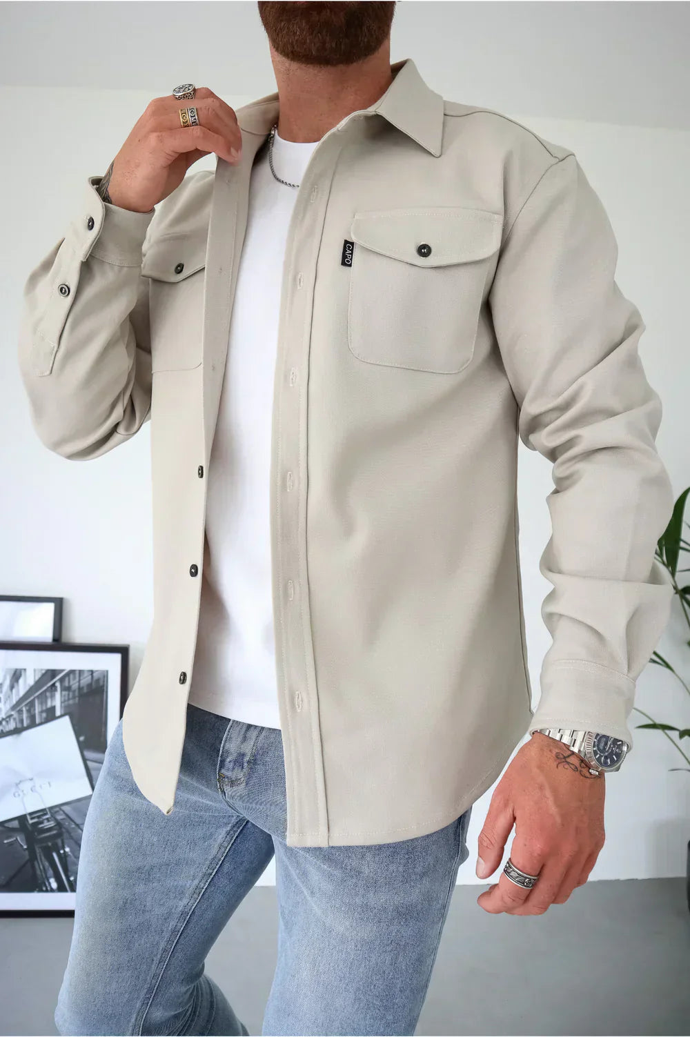 Stylish Casual Overshirt