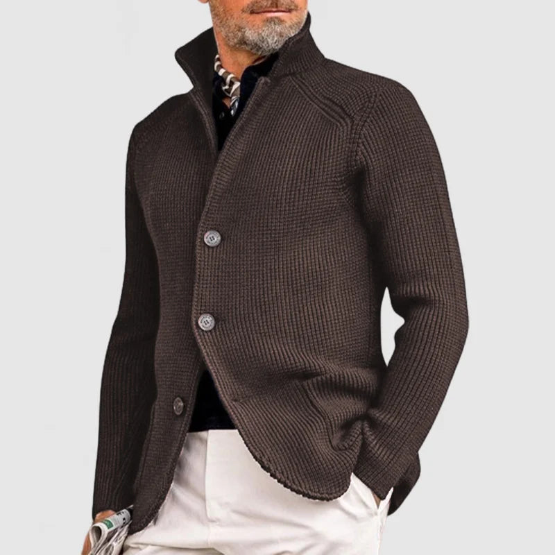 Men’s Knitted Cardigan with Pockets