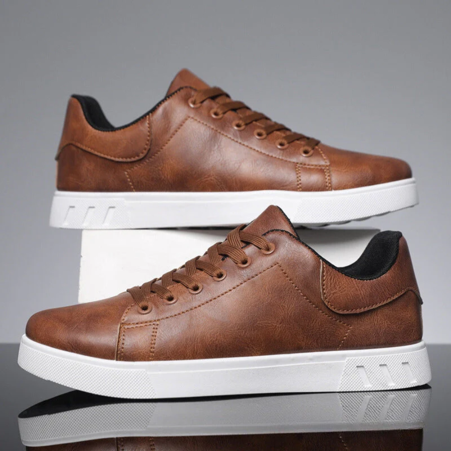 Stylish PU Leather Sneakers for Men