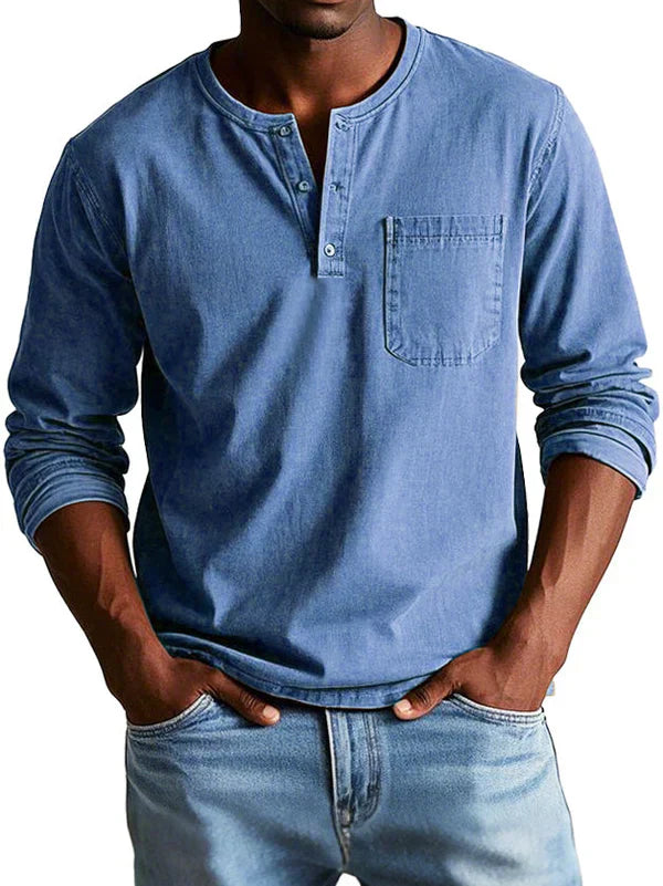 Men’s Vintage Button-Up Shirt