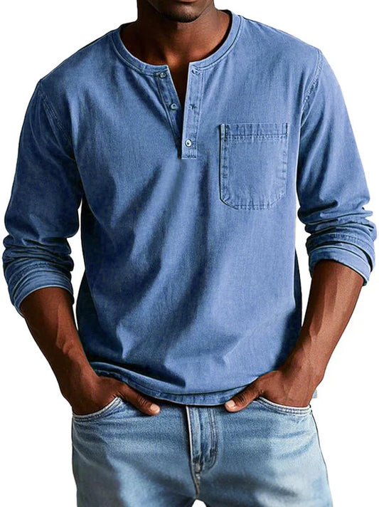Men’s Vintage Button-Up Shirt