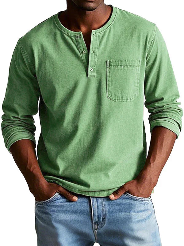 Men’s Vintage Button-Up Shirt