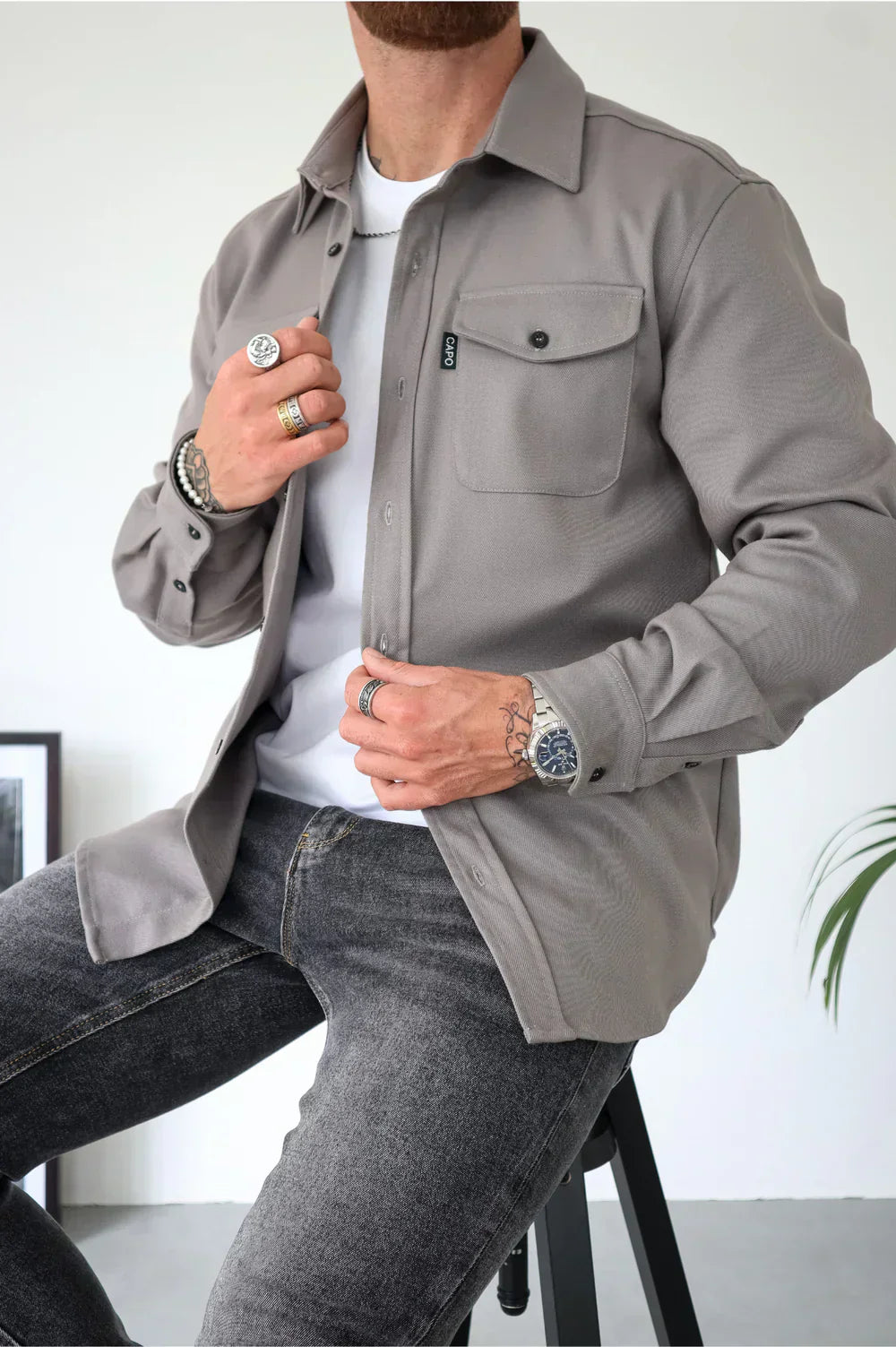 Stylish Casual Overshirt