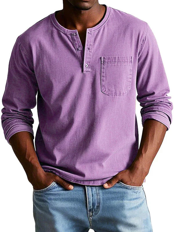 Men’s Vintage Button-Up Shirt