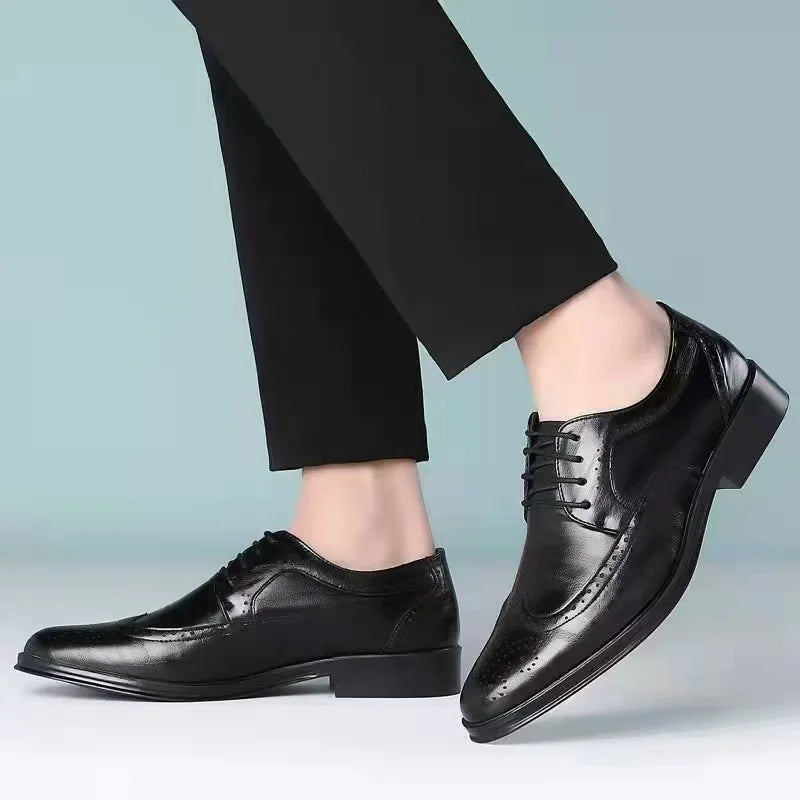 Men's Oxford Brogue Dress Shoes