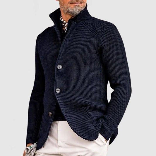 Men’s Knitted Cardigan with Pockets