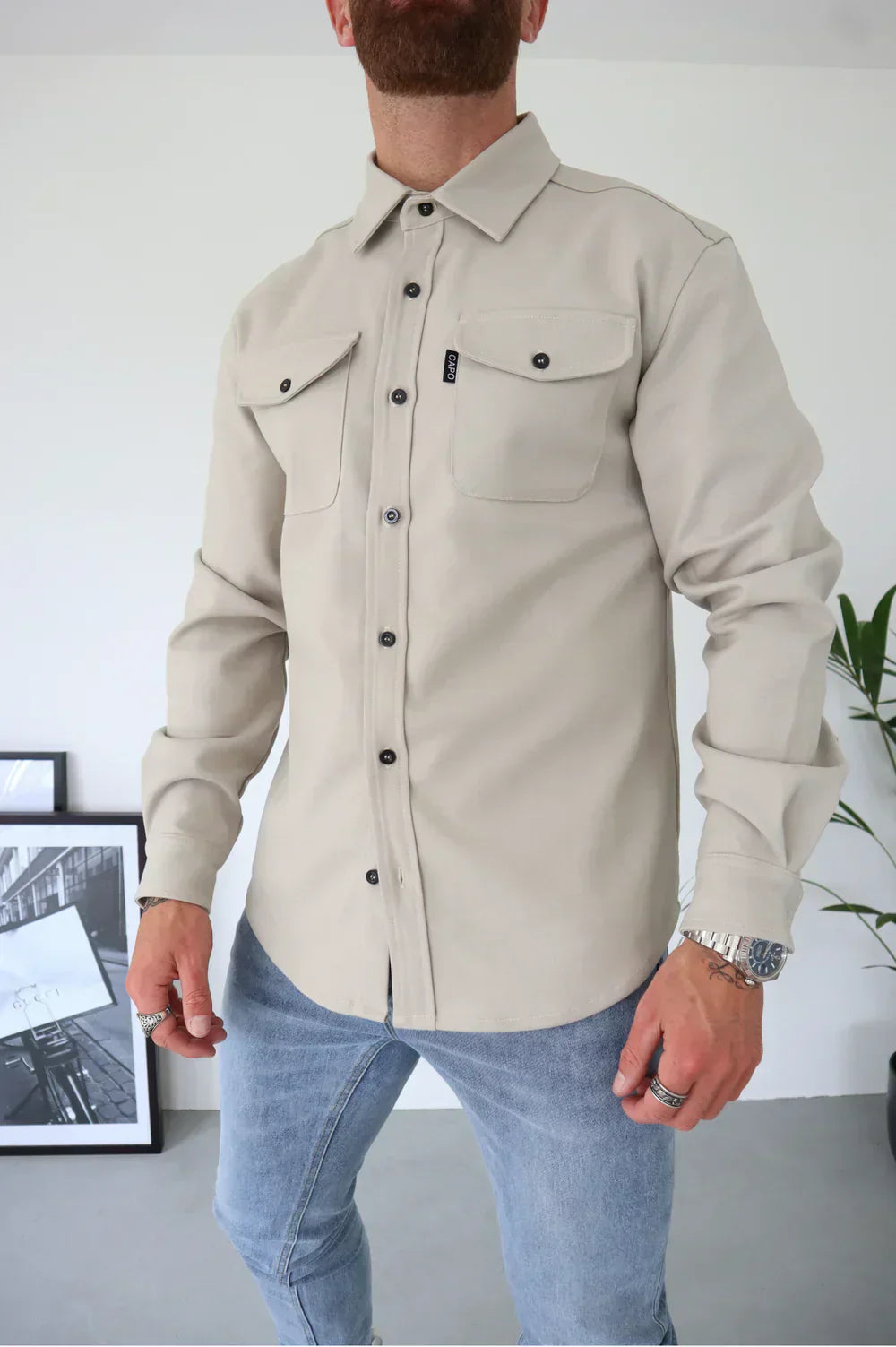 Stylish Casual Overshirt