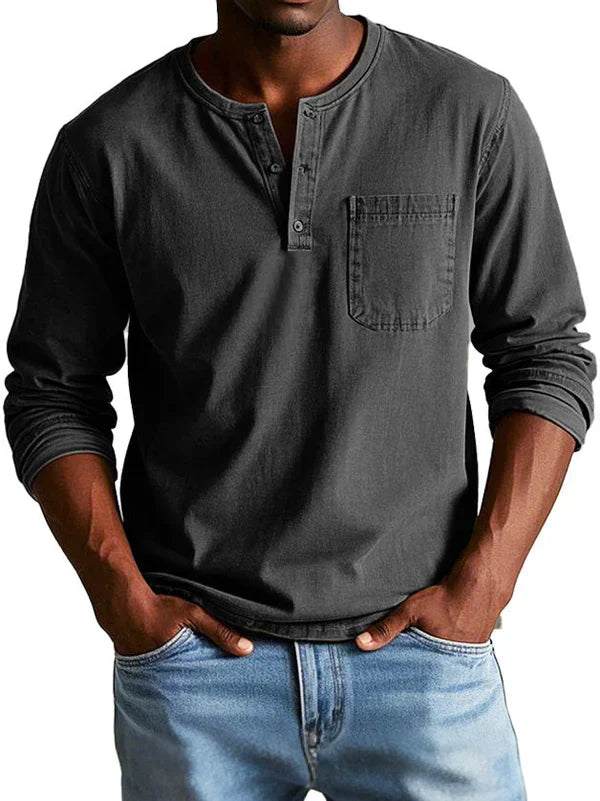 Men’s Vintage Button-Up Shirt