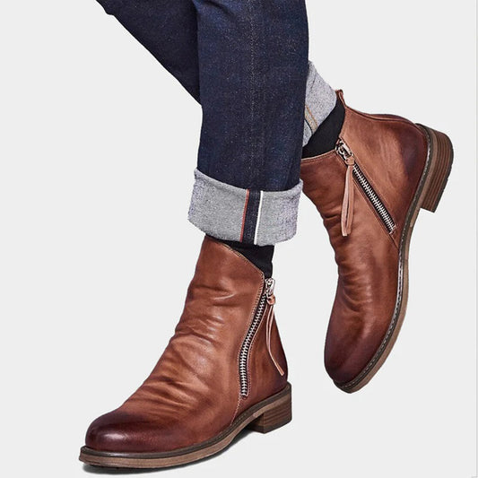 Stylish Zipper Boots