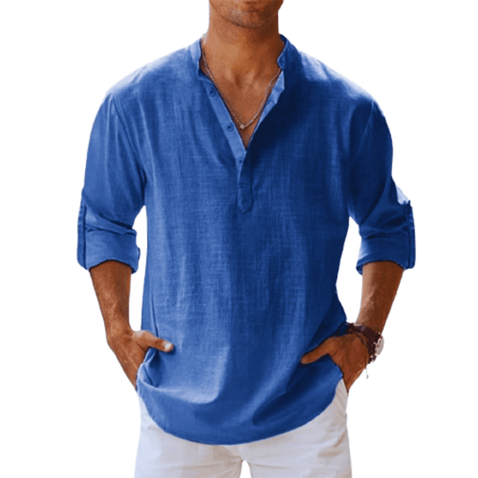 Men's Regular Fit Henley Shirt