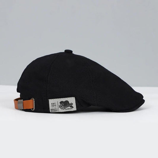 Classic Flat Cap with Short Brim