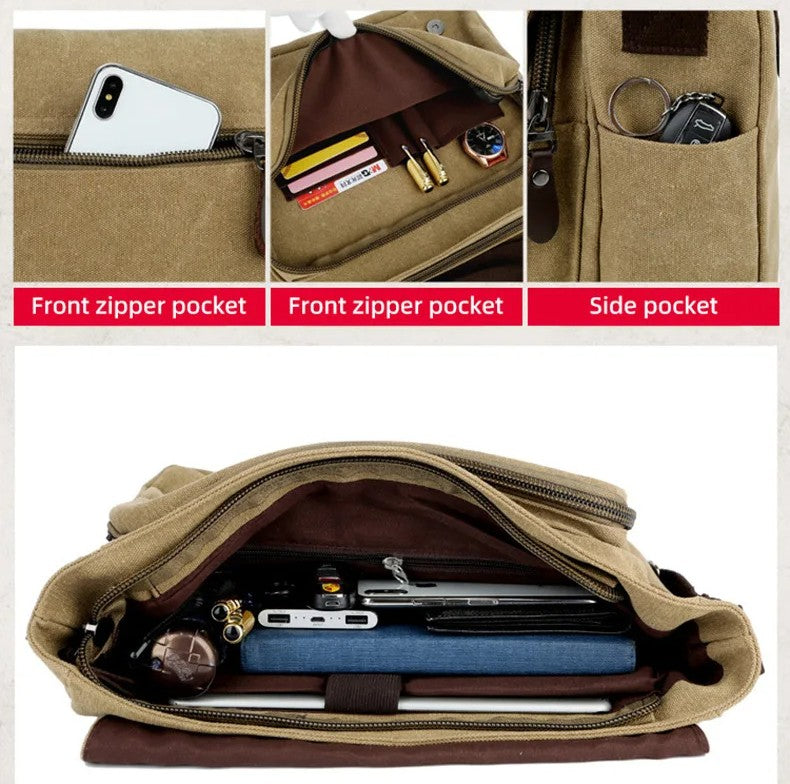 Rugged Shoulder Bag for men