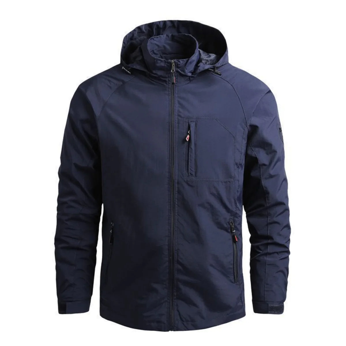 Men's Lightweight Windbreaker Cargo Jacket