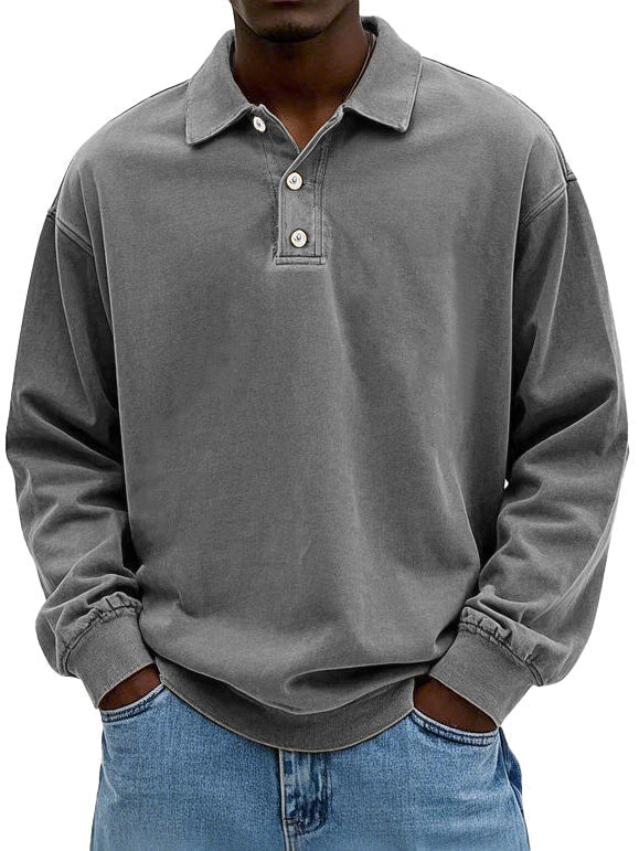 Men's Long Sleeve Polo Shirt