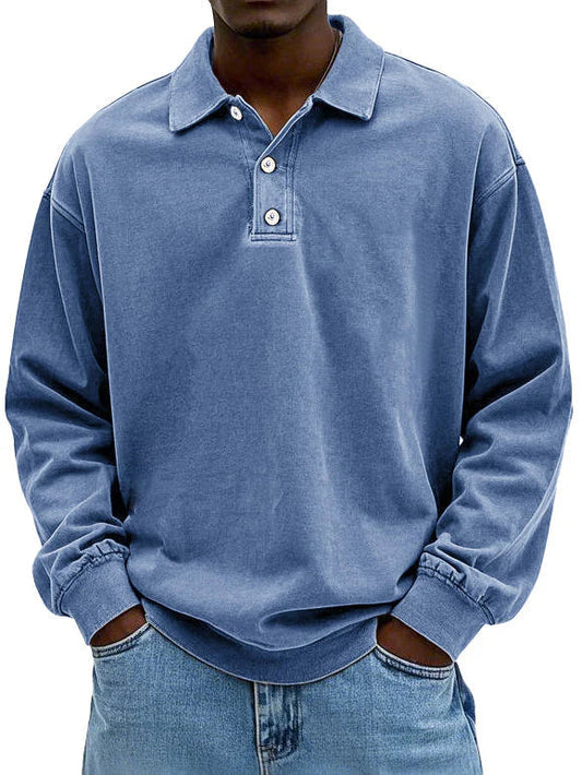 Men's Long Sleeve Polo Shirt