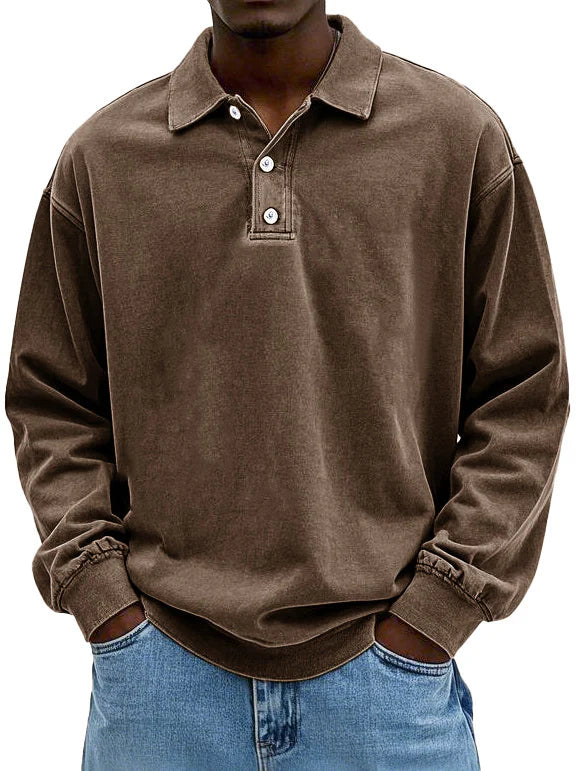 Men's Long Sleeve Polo Shirt