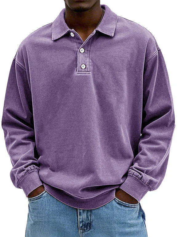 Men's Long Sleeve Polo Shirt