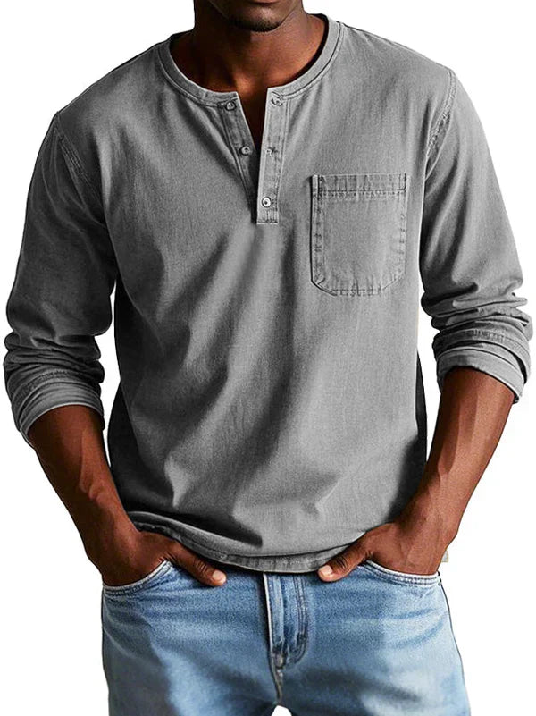 Men’s Vintage Button-Up Shirt