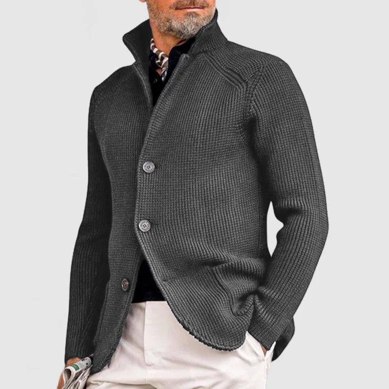 Men’s Knitted Cardigan with Pockets