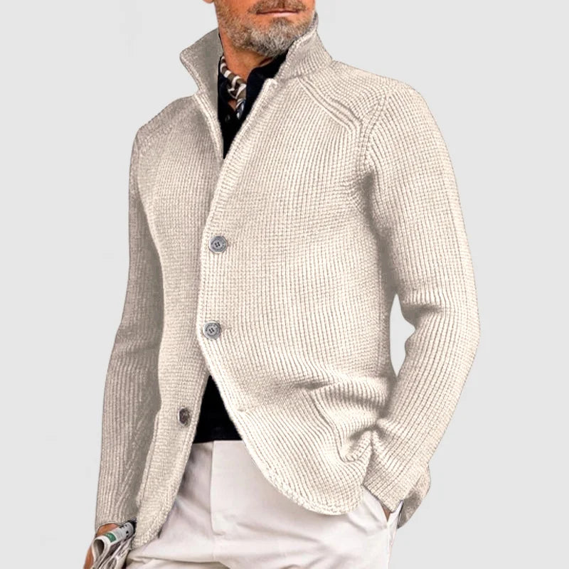 Men’s Knitted Cardigan with Pockets