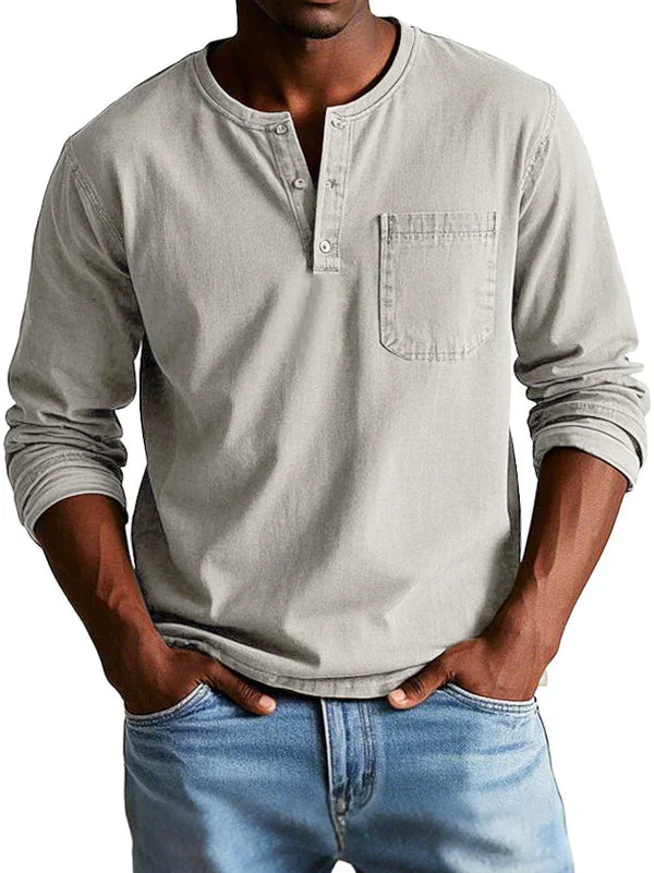 Men’s Vintage Button-Up Shirt