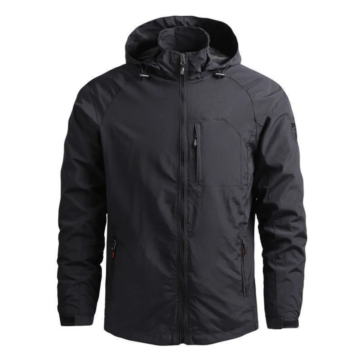 Men's Lightweight Windbreaker Cargo Jacket