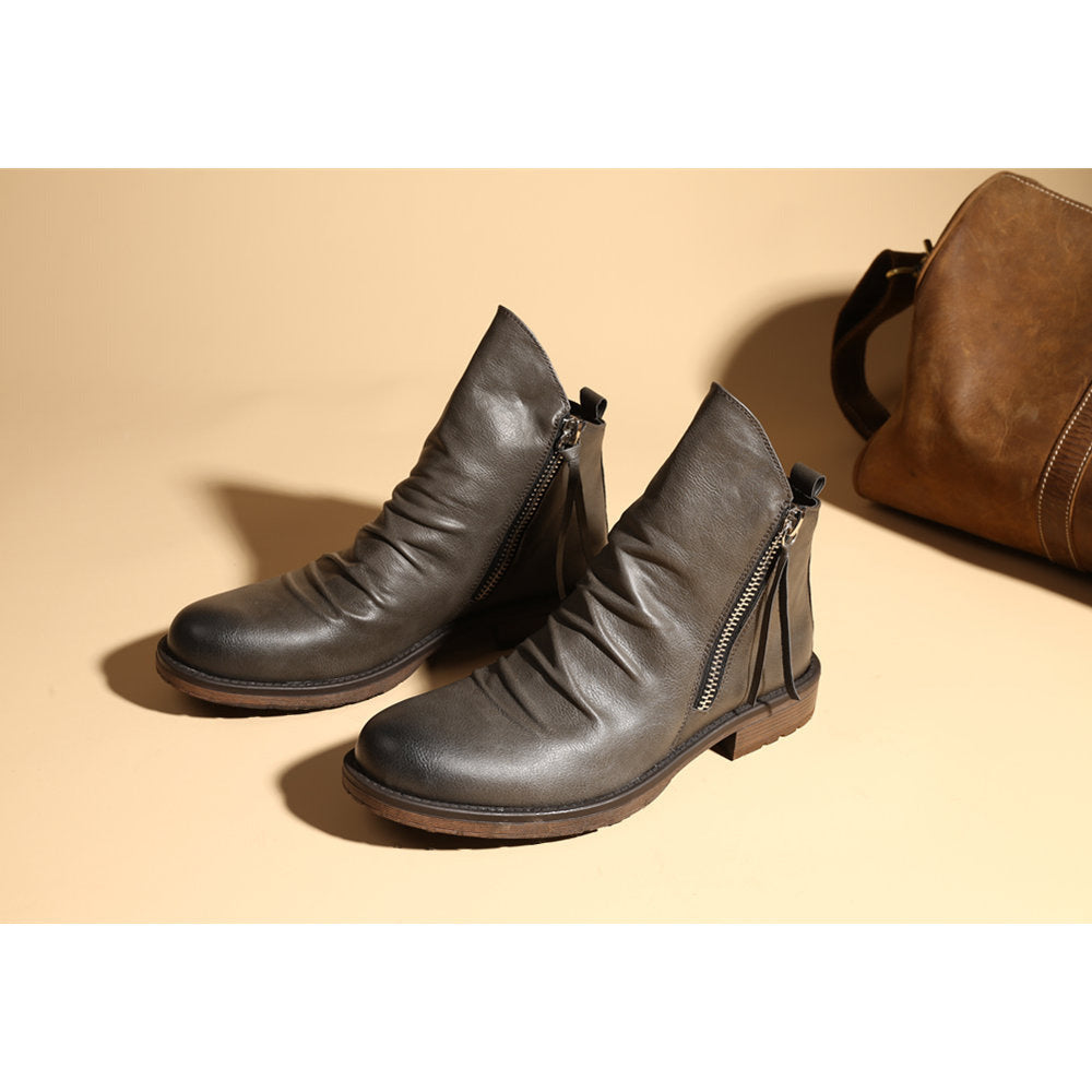 Stylish Zipper Boots