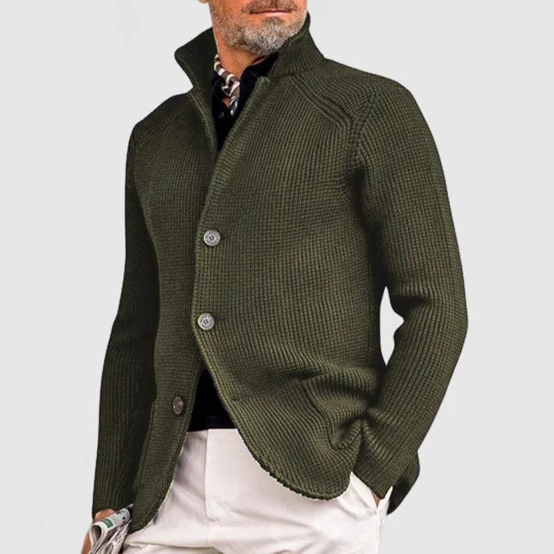 Men’s Knitted Cardigan with Pockets