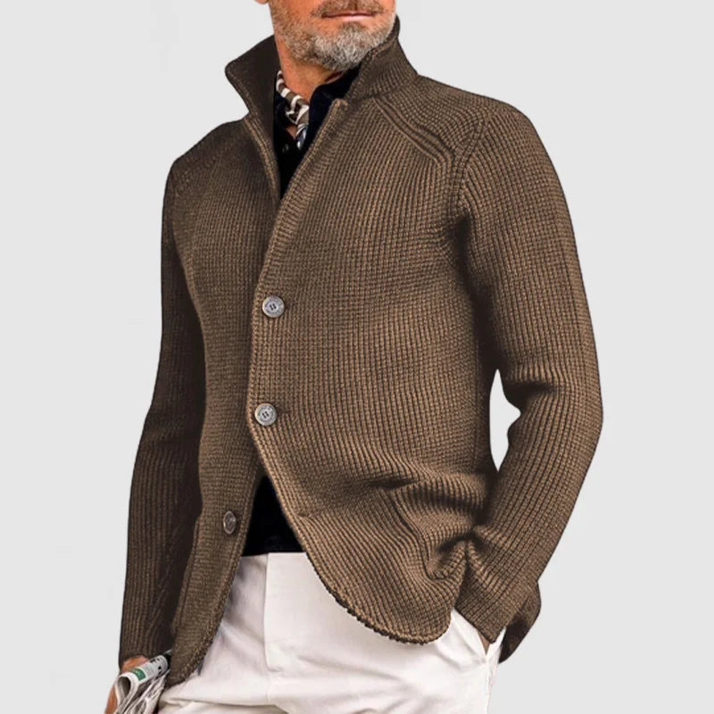 Men’s Knitted Cardigan with Pockets