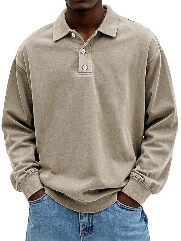 Men's Long Sleeve Polo Shirt