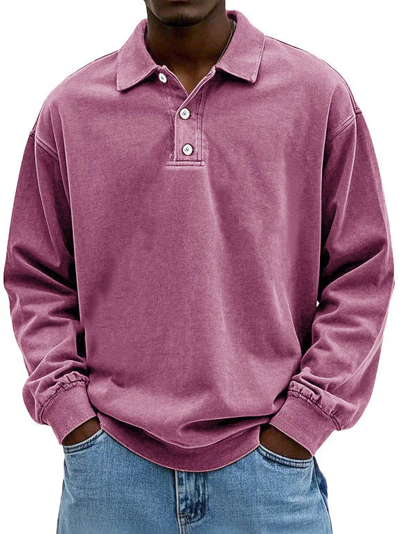 Men's Long Sleeve Polo Shirt