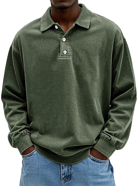 Men's Long Sleeve Polo Shirt